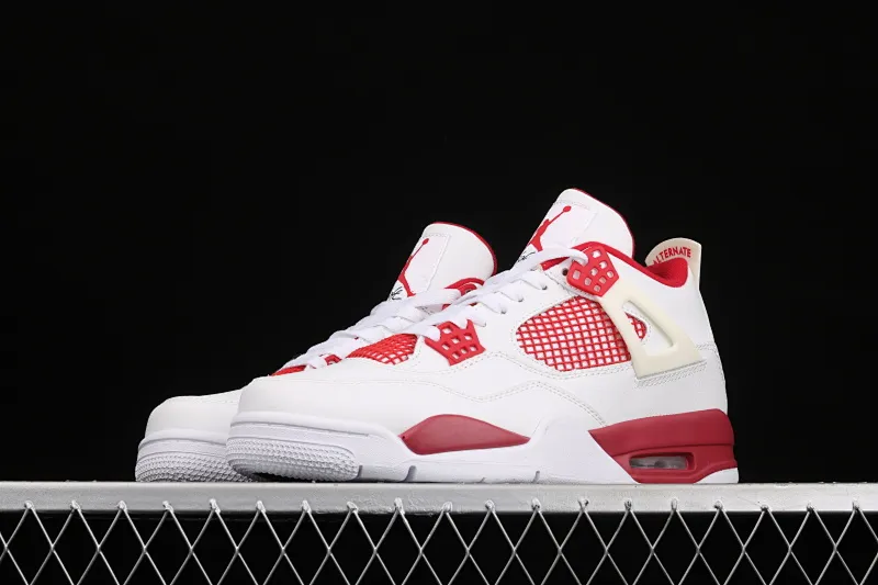 All categories Air Jordan Jordan series basketball shoes Air Jordan 4 G version Air Jordan 4 Motorsport AJ4 Joe 4 Racing White Red 308497-106